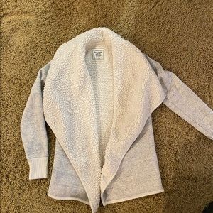 Long sleeve Sherpa cardigan